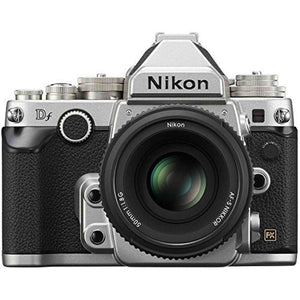 Nikon Df 16.2 MP CMOS FX-Format Digital SLR Camera with AF-S NIKKOR 50mm f/1.8G Special Edition Lens Silver - Used Nikon