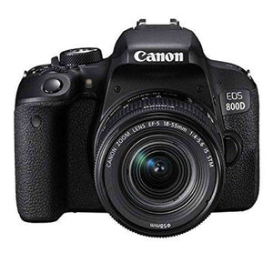 Canon EOS 800D Digital SLR with 18-55 is STM Lens Black International Version Canon