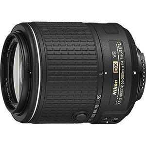Nikon 55-200mm f/4-5.6G VR II DX AF-S ED Zoom-Nikkor Lens Renewed - Reconditioned Nikon