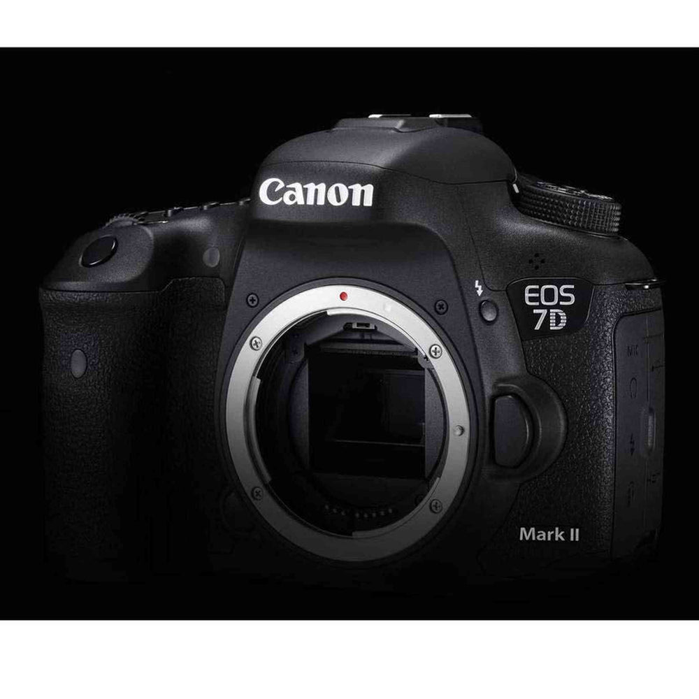 Canon EOS 7D Mark II DSLR Camera Body w International Model with Extra Accessory Bundle
