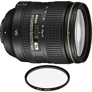 Nikon AF-S NIKKOR 24-120mm f/4G ED VR Lens with Pro Filter Renewed - Like New Nikon