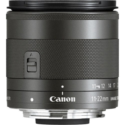 Canon EF-M 11-22mm F/4-5.6 is STM Lens for Canon Eos M, M2, M3, M5, M6, M1 M5 M10 Accessories International Model + 2 Y