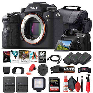 Sony Alpha a9 Mirrorless Camera Body Only ILCE9/B - Advanced Bundle - Reconditioned Sony