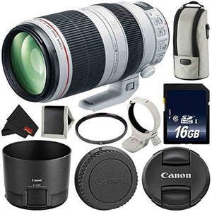 Canon EF 100-400mm f/4.5-5.6L is II USM Zoom Lens International Version Essential Bundle - Used Canon
