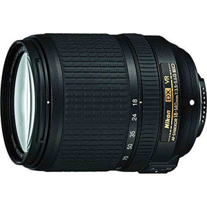 Nikon AF-S DX NIKKOR 18-140mm f/3.5-5.6G ED Vibration Reduction Zoom Lens with Auto Focus for Nikon DSLR Cameras - Reconditioned Nikon