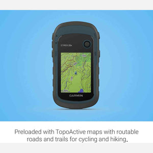 Garmin eTrex 22x, Handheld GPS Navigator with 6Ave Travel Kit 010-02256-00