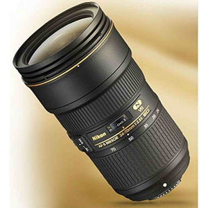 Nikon AF-S FX NIKKOR 24-70mm f/2.8E ED Vibration Reduction Zoom Lens with Auto Focus for Nikon DSLR Cameras Renewed - Reconditioned Nikon