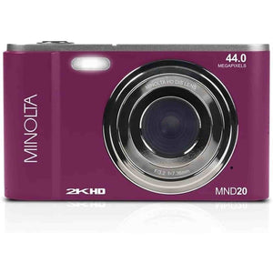 Minolta MND20 44 MP / 2.7K Ultra HD Digital Camera Magenta Minolta