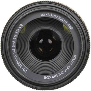 Nikon AF-P DX NIKKOR 70-300mm f/4.5-6.3G ED VR Lens for Nikon DSLR Cameras - Reconditioned Nikon