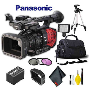 Panasonic AG-DVX200 4K Camcorder with Four Thirds Sensor and Integrated Zoom Lens Plus Bundle Panasonic