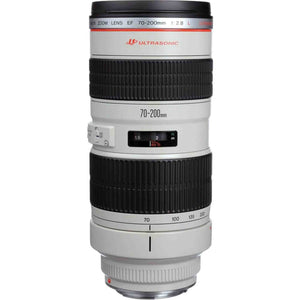 Canon EF 70-200mm f/2.8L USM Lens 2569A004 + Filter Kit + BackPack + More - Reconditioned Canon