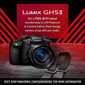 Panasonic LUMIX GH5M2, 20.3MP Mirrorless Micro Four Thirds Camera with Live Streaming, 4K 4:2:2 10-Bit Video, 5-Axis Image Stabilizer, 12-60mm F2.8-4.0 Leica Lens DC-GH5M2LK - Used Panasonic