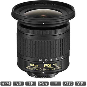 Nikon AF-P DX NIKKOR 10-20mm f/4.5-5.6G VR Lens - Reconditioned