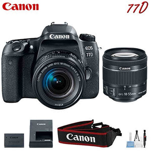 Canon EOS 77D Digital SLR Camera with 18-55mm Lens Kit International Model Canon