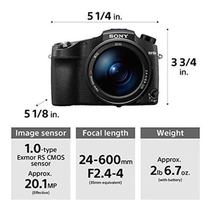 Sony Cyber?Shot RX10 IV with 0.03 Second Auto-Focus & 25x Optical Zoom DSC-RX10M4 - Used Sony
