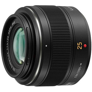 PANASONIC LUMIX G LEICA DG SUMMILUX LENS, 25MM, F1.4 ASPH, MIRRORLESS MICRO FOUR THIRDS, H-X025 - Reconditioned Panasonic