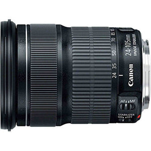 Canon EOS 6D Mark II DSLR Camera Body Only Basic Filter Bundle + Bonus EF 24-105mm Lens - International Model Canon