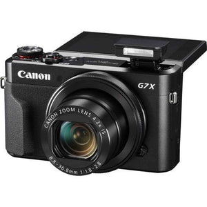 Canon PowerShot G7 X Mark II w/Accessories Bundle - Digital Camera w/1 Inch CMOS Sensor and Tilt LCD Screen Touchscreen Canon