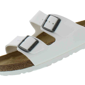 Birkenstock Women's Arizona Birko-Flo White Birko-Flor Sandals - 37 R EU US Women EU's 6-6.5 Birkenstock
