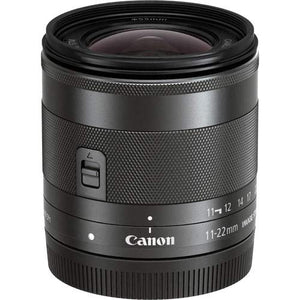 Canon EF-M 11-22mm F/4-5.6 is STM Lens for Canon Eos M, M2, M3, M5, M6, M1 M5 M10 Accessories International Model + 2 Y