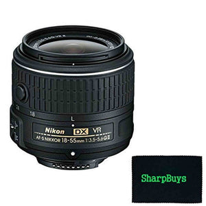 Nikon 18-55mm f/3.5-5.6G VR II AF-S DX NIKKOR Zoom Lens White Box Lens For Nikon D5200 Digital SLR Cameras SharpBuys