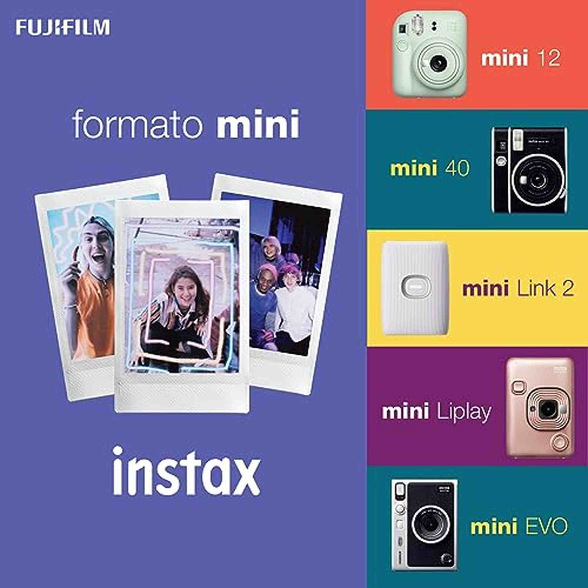 FUJIFILM Instax Mini Monochrome Film - 10 Exposures instax