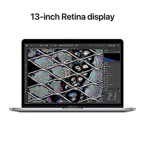 2022 Apple MacBook Pro Laptop with M2 chip: 13-inch Retina Display, 8GB RAM, 256GB SSD Storage, Touch Bar, Backlit Keyboard Space Gray - Reconditioned Apple