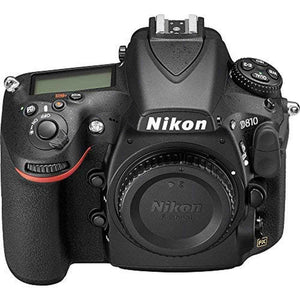 Nikon D810 36.3MP 1080p FX-Format DSLR Camera Body Only 1542B + One Year Extended Warranty - Renewed - Reconditioned Nikon
