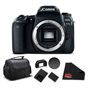 Canon EOS 77D DSLR Camera Body Only 24.2 MP CMOS - Essential Bundle - International Version Canon