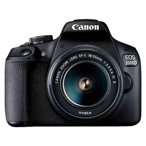 Canon EOS 2000D Rebel T7 DSLR Camera + 18-55mm III Kit - Used Canon