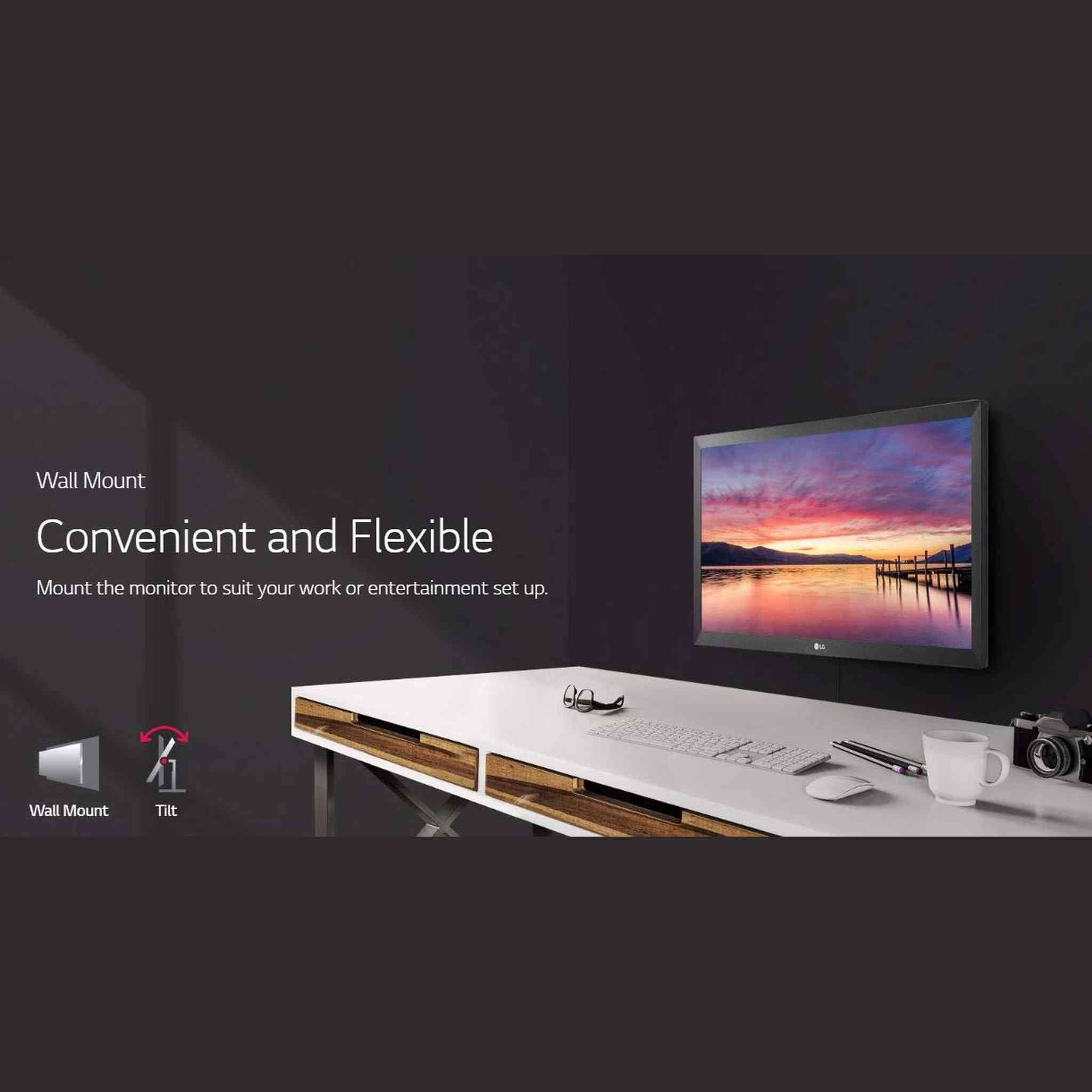 LG 20" Class Monitor + Cleaning Kit + 2 Year Accidental Warranty LG