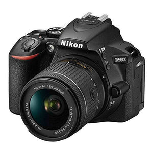 Nikon D5600 DX-format Digital SLR w/ AF-P DX NIKKOR 18-55mm f/3.5-5.6G VR, Touchscreen, Wi-Fi, Bluetooth Renewed - Reconditioned Nikon