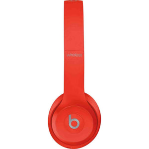 Beats by Dre - Beats Solo3 Wireless On-Ear Headphones - Citrus Red Renewed - Reconditioned