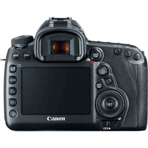 Canon EOS 5D Mark IV DSLR Camera International Model 1483C002 W/Bag, Extra Battery, LED Light, Mic, Filters and More - Advanced Bundle - Used Canon