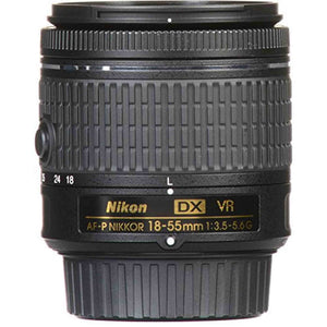 Nikon 18-55mm f/3.5-5.6G VR AF-P DX Zoom-Nikkor Lens - Certified Refurbished - Reconditioned Nikon