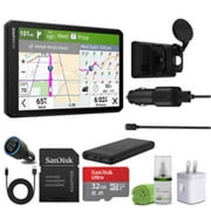 Garmin dezl Cam OTR725, Large, Easy-to-Read 7” GPS Truck Navigator Bundle Garmin