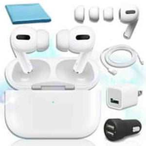 Apple AirPods Pro with Wireless Charging Case Charging Bundle Apple