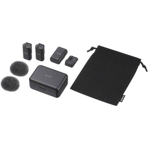 Sony ECM-W3 2-Person Wireless Mic System | Noise Reduction, Clear Audio + More Sony