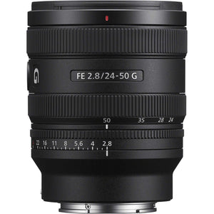 Sony FE 24-50mm f/2.8 G Lens Sony E SEL2450G + 64GB Memory Card + More - Bundle Sony
