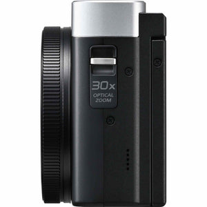 Panasonic ZS99 Point and Shoot Compact Travel Digital Camera Silver - Bundle Panasonic