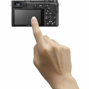 Sony Alpha a6100 Mirrorless Camera with 16-50mm OSS II and 55-210mm Zoom Lenses - Bundle - Reconditioned
