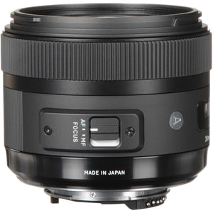 Sigma 30mm f/1.4 DC HSM Art Lens for Nikon Bundle Sigma