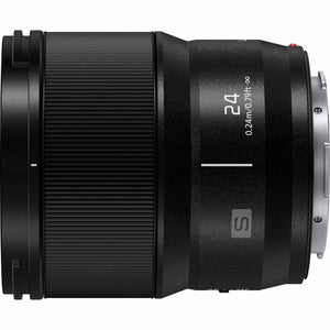Panasonic LUMIX S Series Camera Lens, 24mm F1.8 L-Mountt Interchangeable Lens for Mirrorless Full Frame Digital Cameras, S-S24 Panasonic