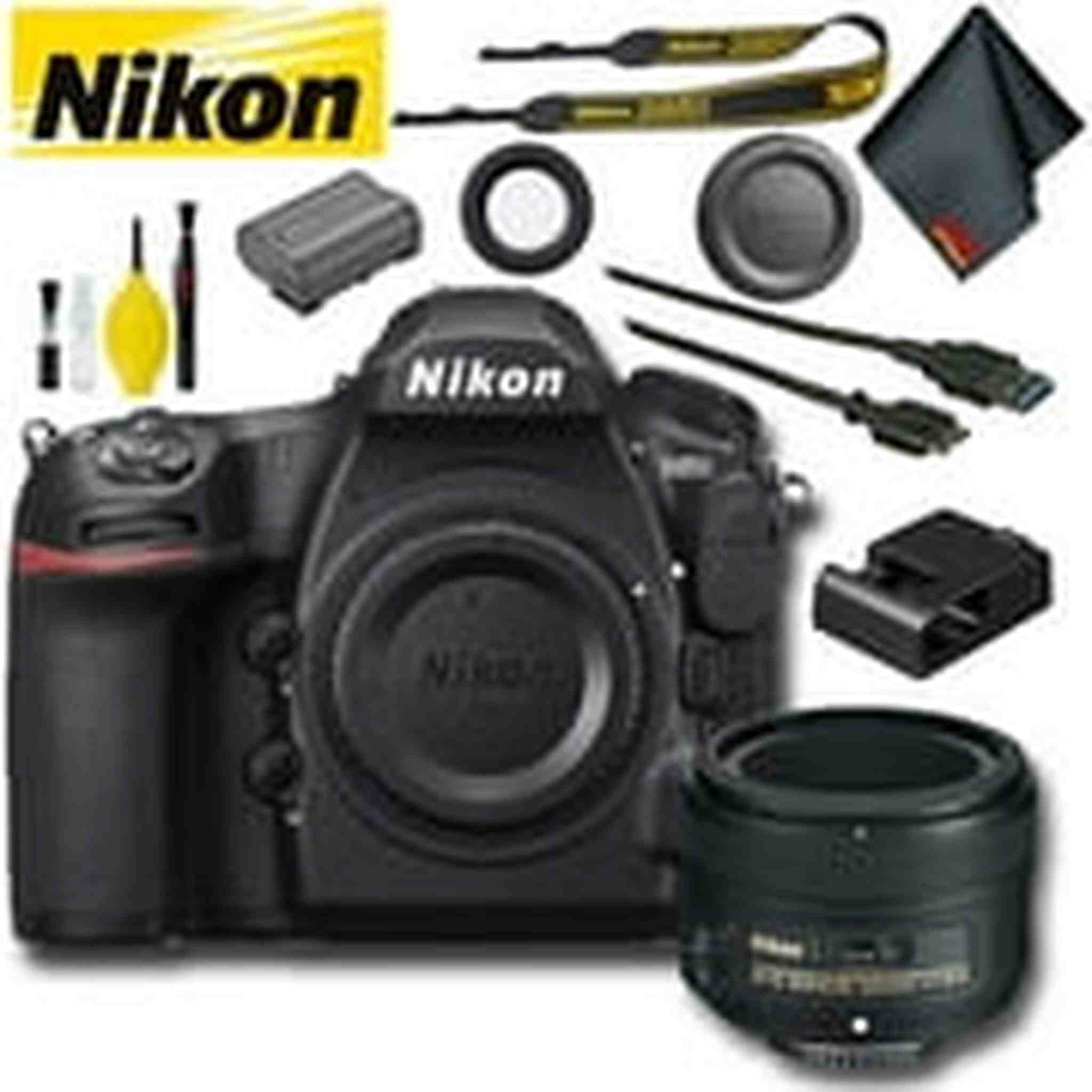 Nikon D850 DSLR Camera International Model Basic Bundle