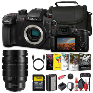Panasonic Lumix GH5 II Mirrorless Camera DC-GH5M2BODY Bundle With Extra 10-25mm Lens Panasonic