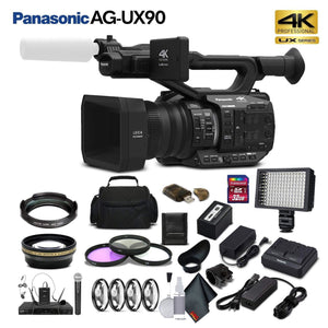 Panasonic AG-UX90 4K/HD Professional Camcorder AG-UX90PJ Base Bundle