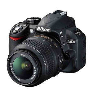 Nikon D3100 14.2MP DX-Format DSLR Digital Camera Body Only No Lens - Black Bundle