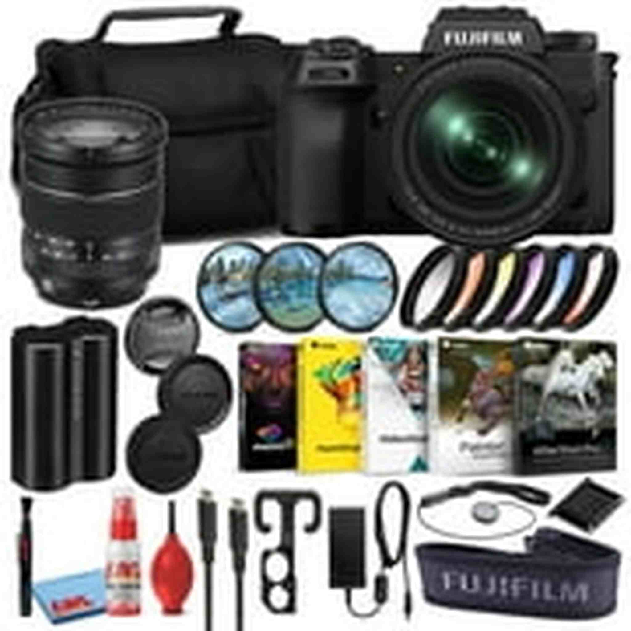 Fujifilm X-H2 Mirrorless Camera with 16-80mm Lens Black Software Bundle Fujifilm