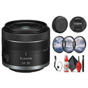 Canon RF 24-50mm f/4.5-6.3 IS STM Lens Canon RF Optical Image Stabilization - Bundle Canon