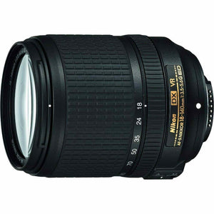 Nikon AF-S DX NIKKOR 18-140mm f/3.5-5.6G ED Vibration Reduction Zoom Lens with Auto Focus for Nikon DSLR Cameras - Reconditioned Nikon